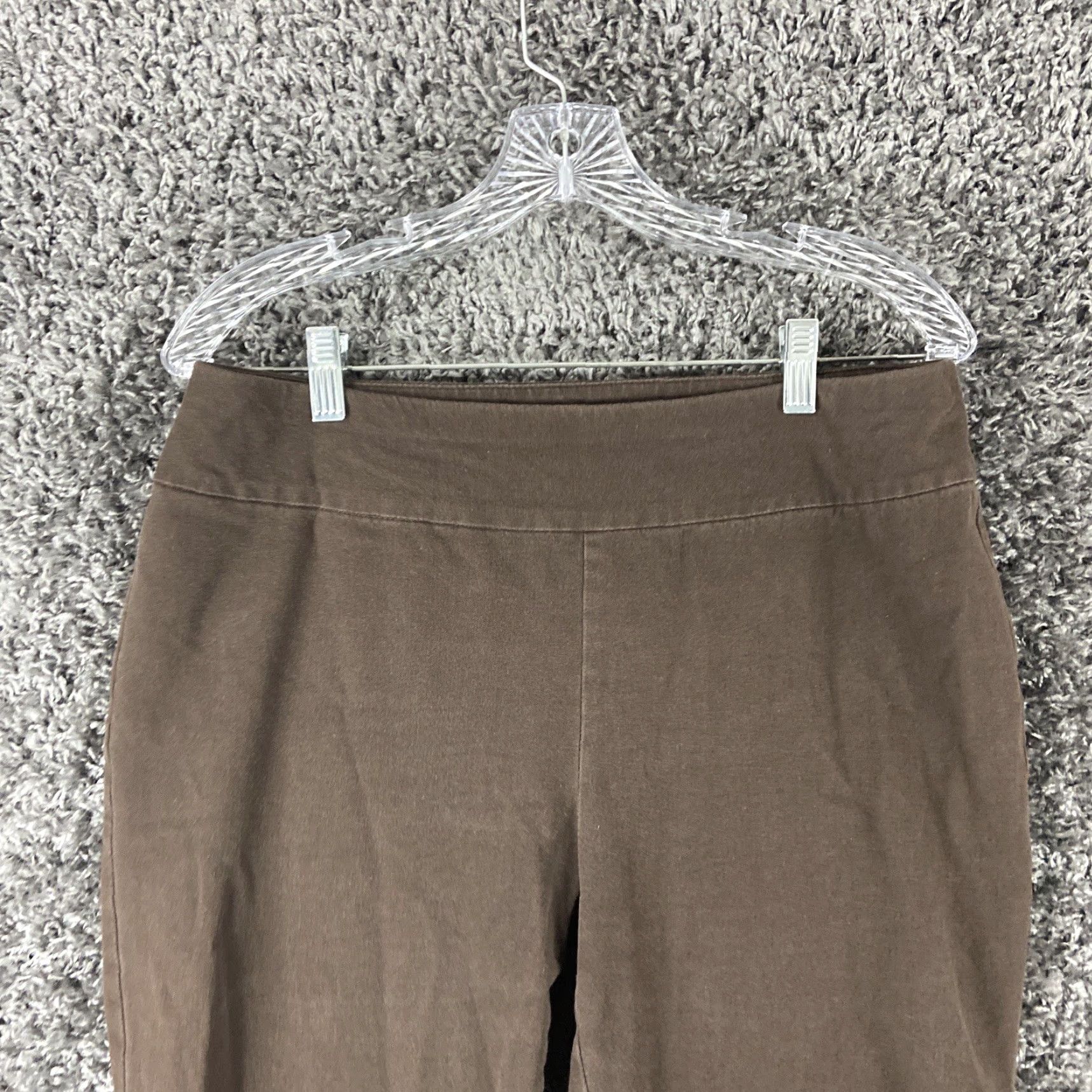 Vintage Chico's Pants Women 0.5 Brown Slimming Skinny Ankle Size 25" / US 0 / IT 36 - 4 Thumbnail