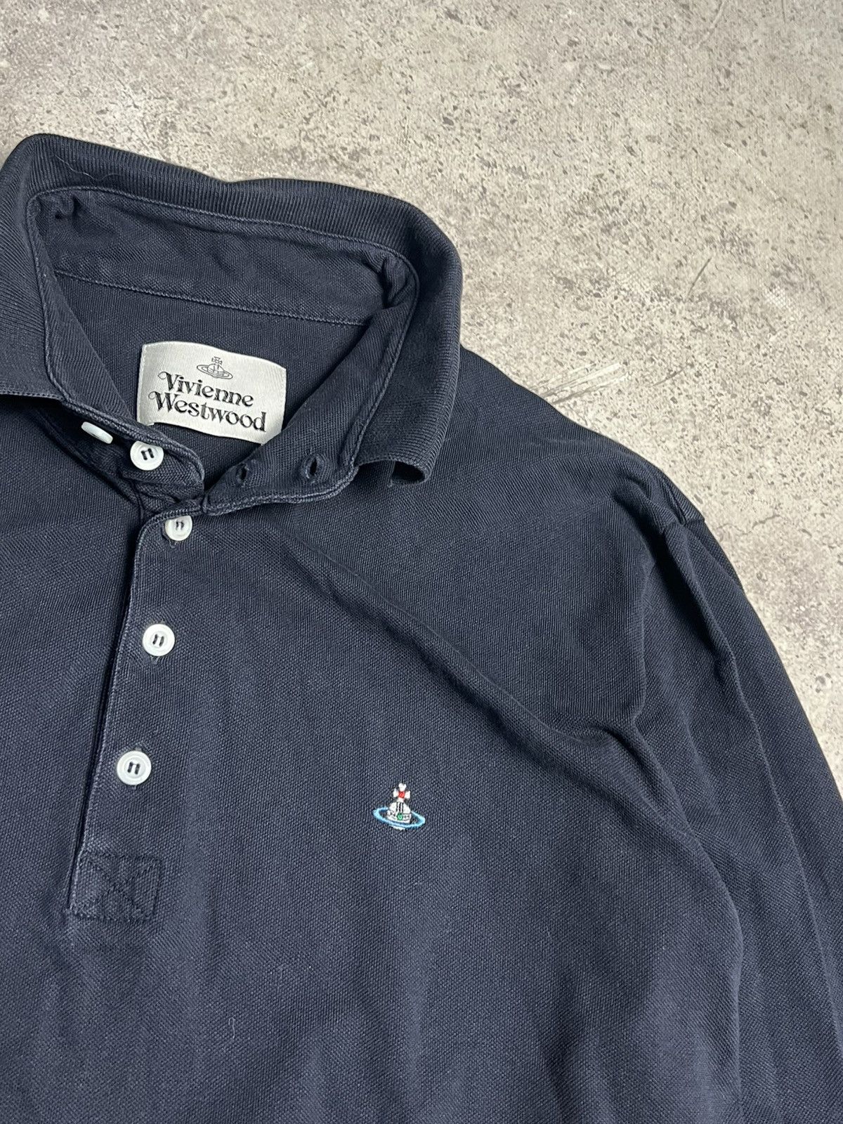 Vivienne Westwood Vivienne Westwood Long Sleeve Polo Shirt Size US L / EU 52-54 / 3 - 8 Thumbnail