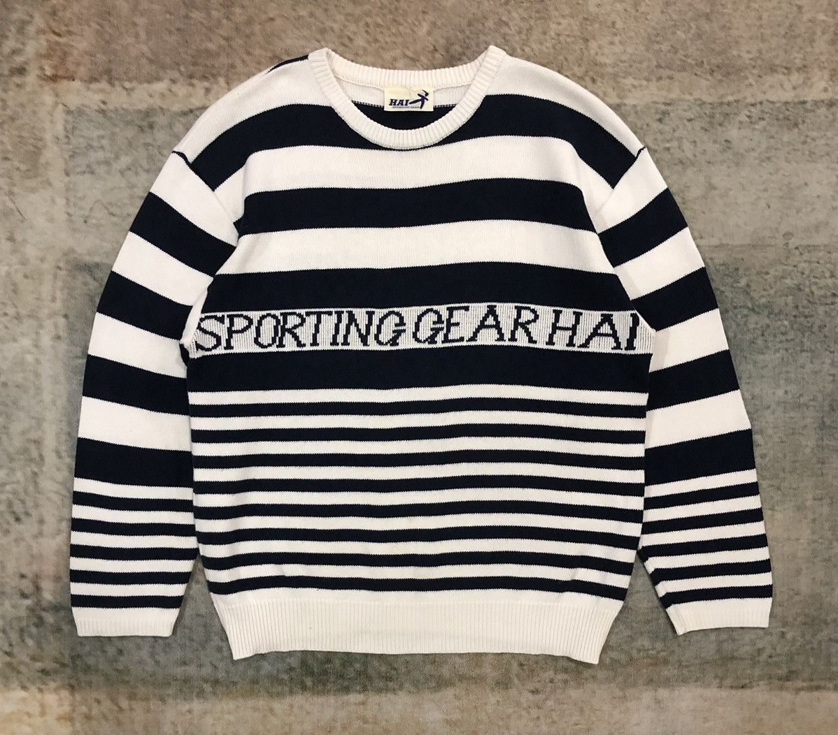Hai Sporting Gear Sporting Gear Hai by issey miyake border stripes knitwear Size M / US 6-8 / IT 42-44 - 1 Thumbnail