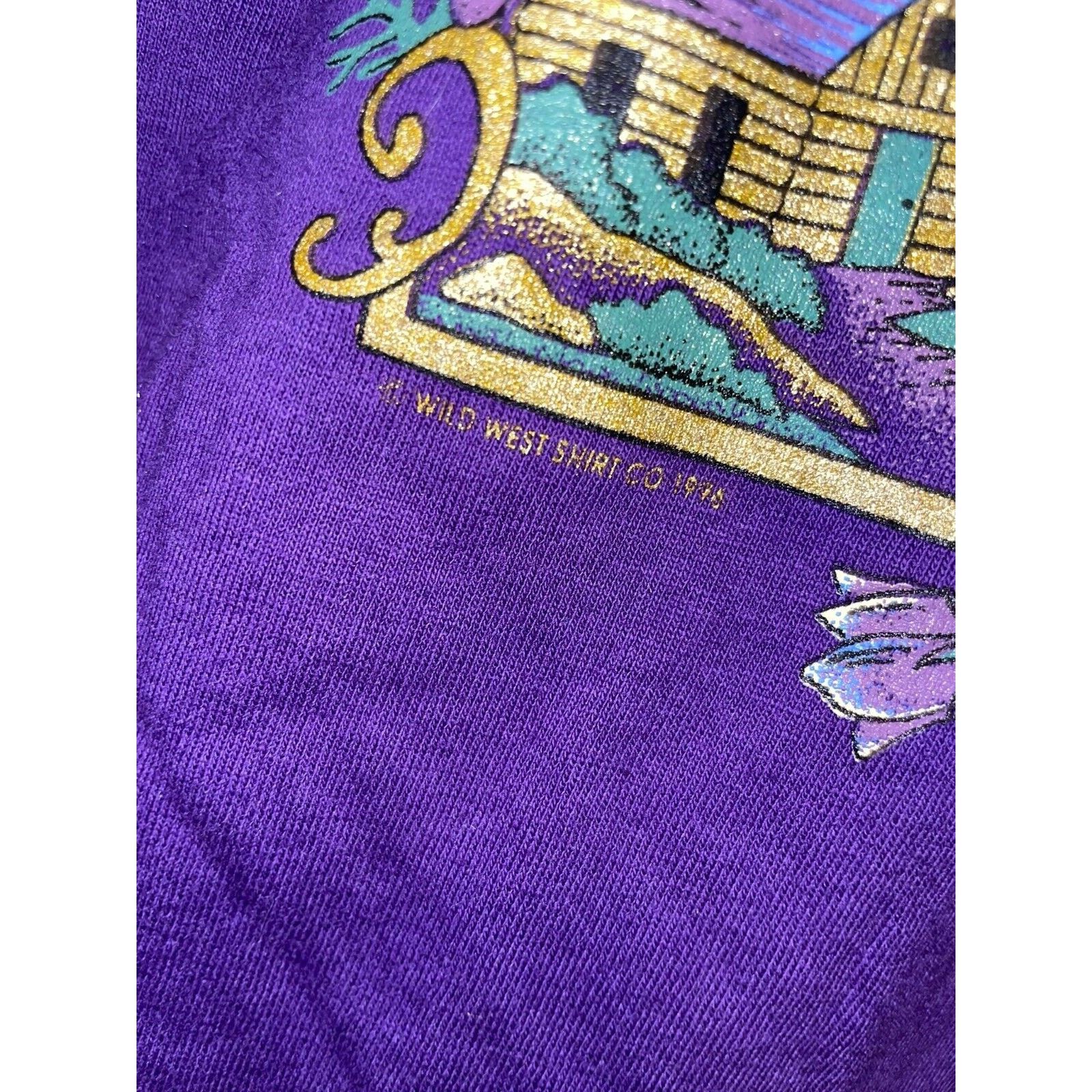 Jerzees Vintage Virginia Shirt Mountains Purple Tee VTG 90s Large Size US L / EU 52-54 / 3 - 7 Thumbnail
