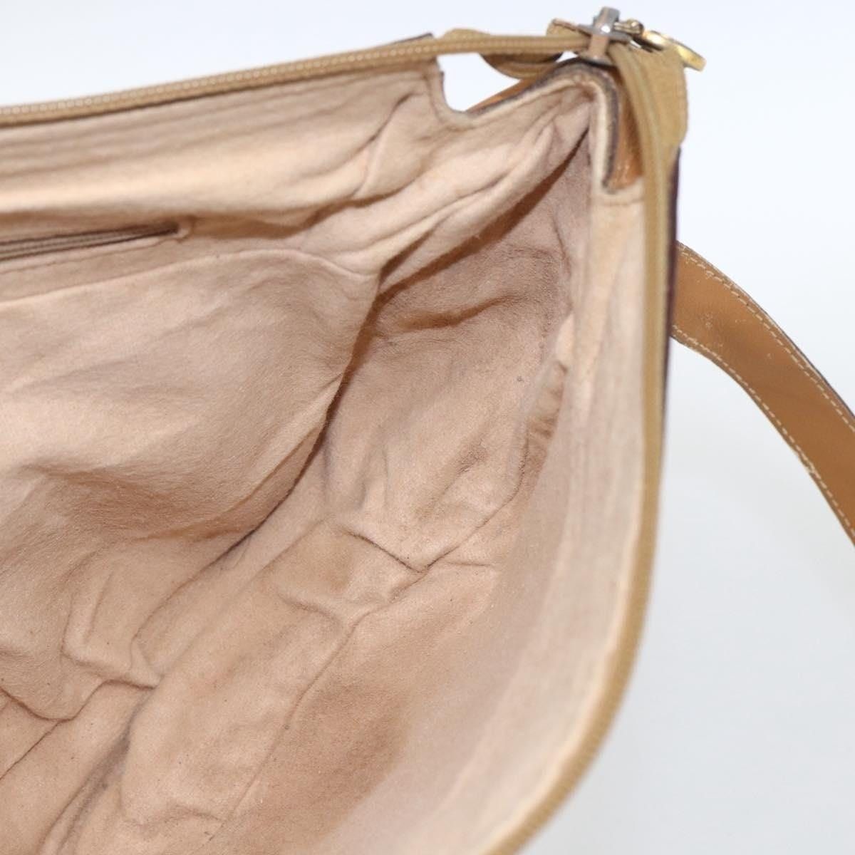 Gucci Gucci Micro GG Supreme Web Shoulder Bag Beige Size ONE SIZE - 9 Thumbnail