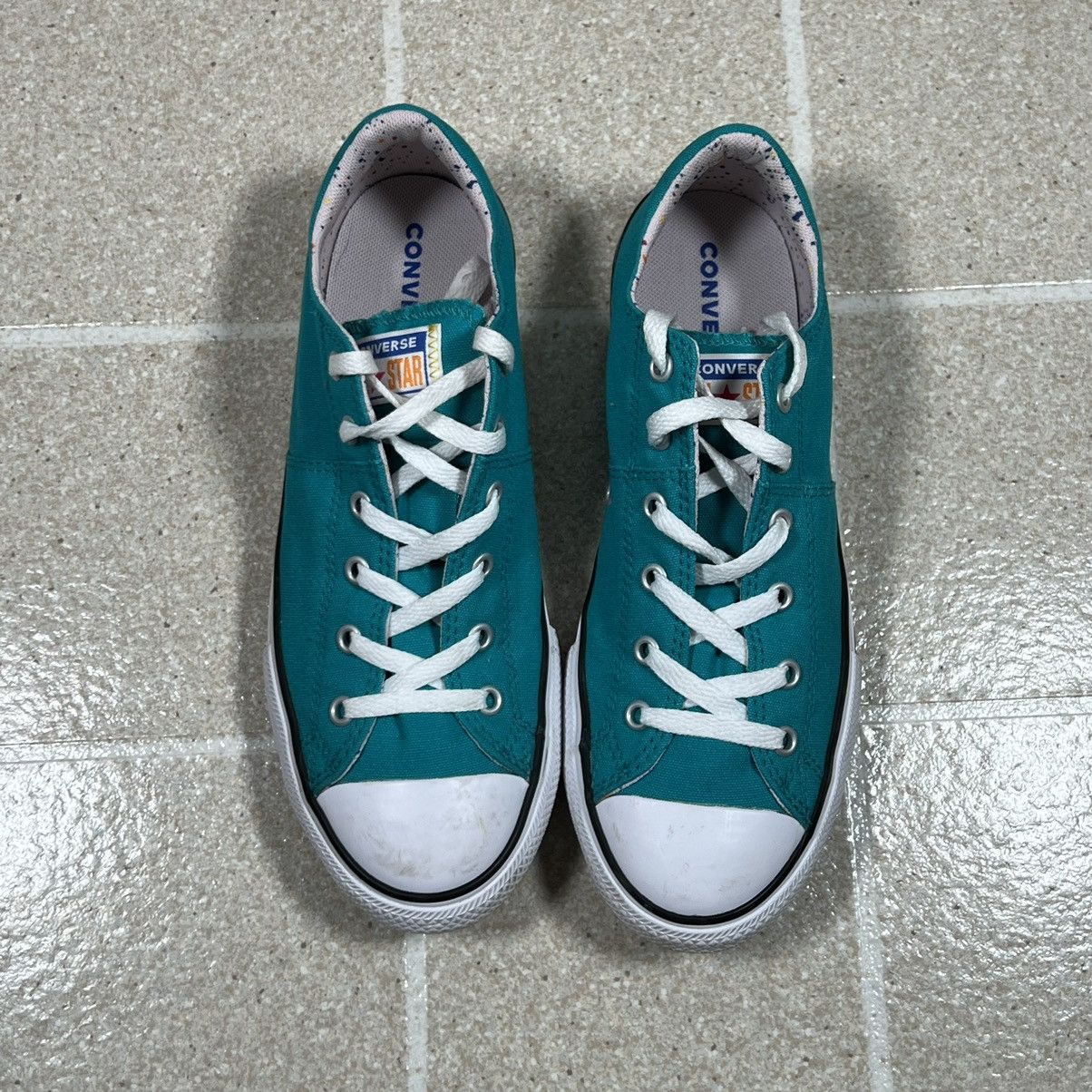 Converse Converse~Youth-CTAS Low Canvas Turbo Green Sneakers Size US 8 / IT 38 - 2 Thumbnail