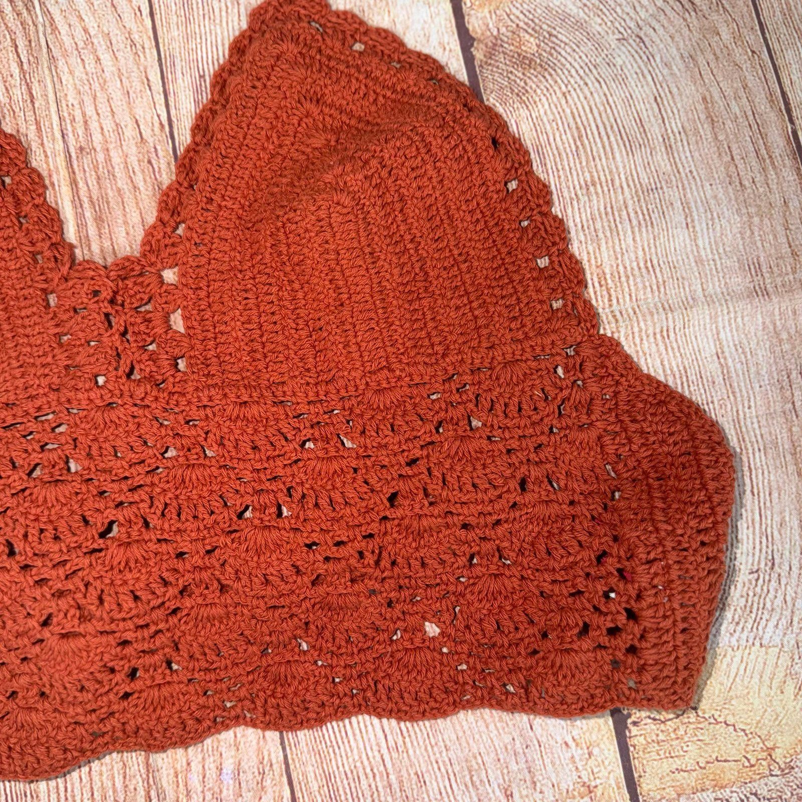 Handmade Handmade Crochet Halter Top One Size NWT Size ONE SIZE - 3 Thumbnail