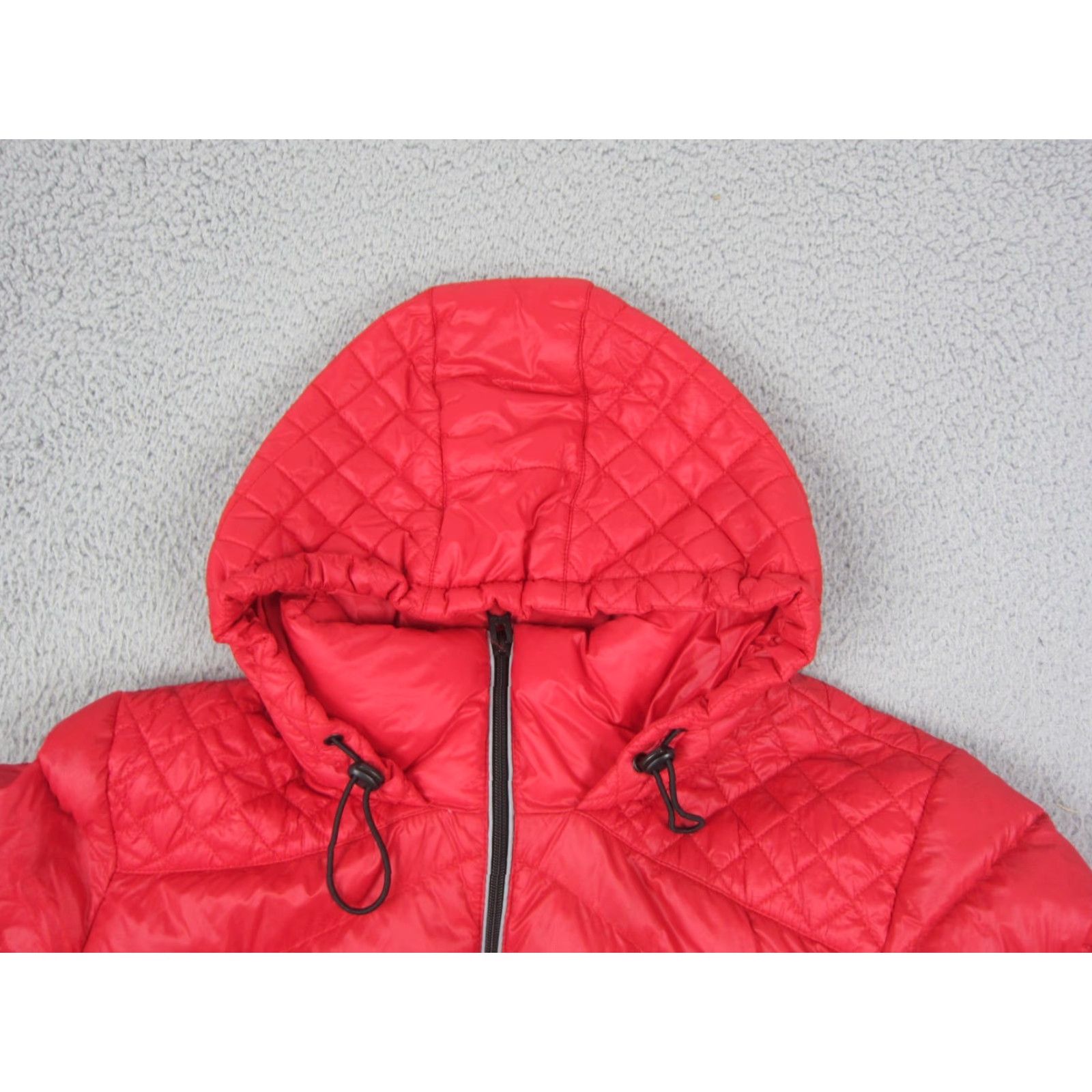 Lucky Brand Lucky Brand Jacket XL Red Full Zip Hooded Puffer Womens Winter Outdoor Modern Regular XS? Size XL / US 12-14 / IT 48-50 - 2 Thumbnail