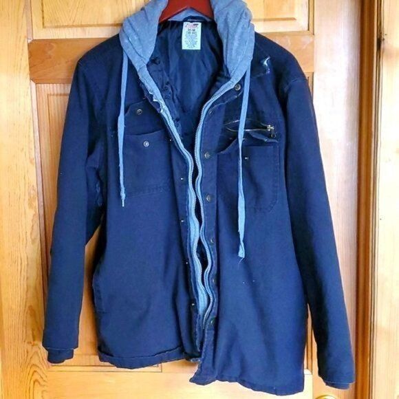 Dickies Dickies Vintage Embroidered Distressed Quilted LS Hoodie Zip Size US M / EU 48-50 / 2 - 1 Thumbnail