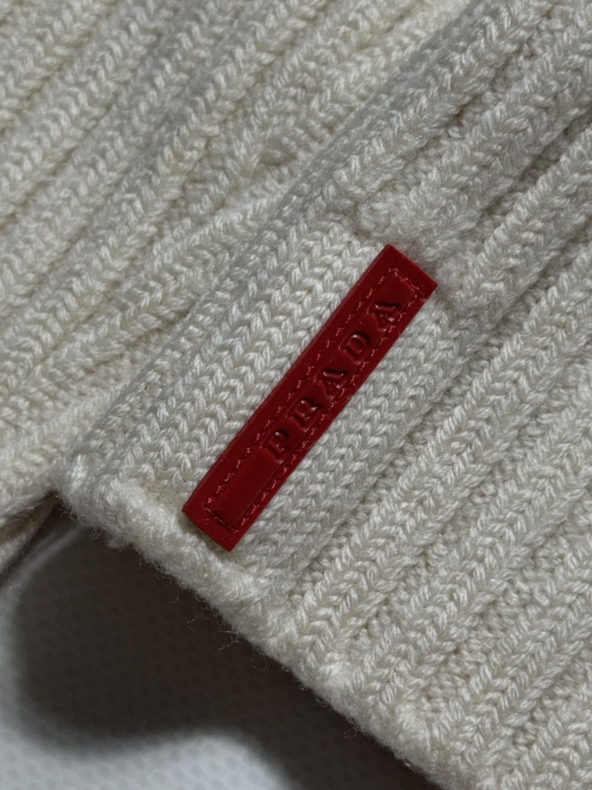 Prada Vintage Prada red tab ribbed wool zip sweater Size XS / US 0-2 / IT 36-38 - 7 Thumbnail