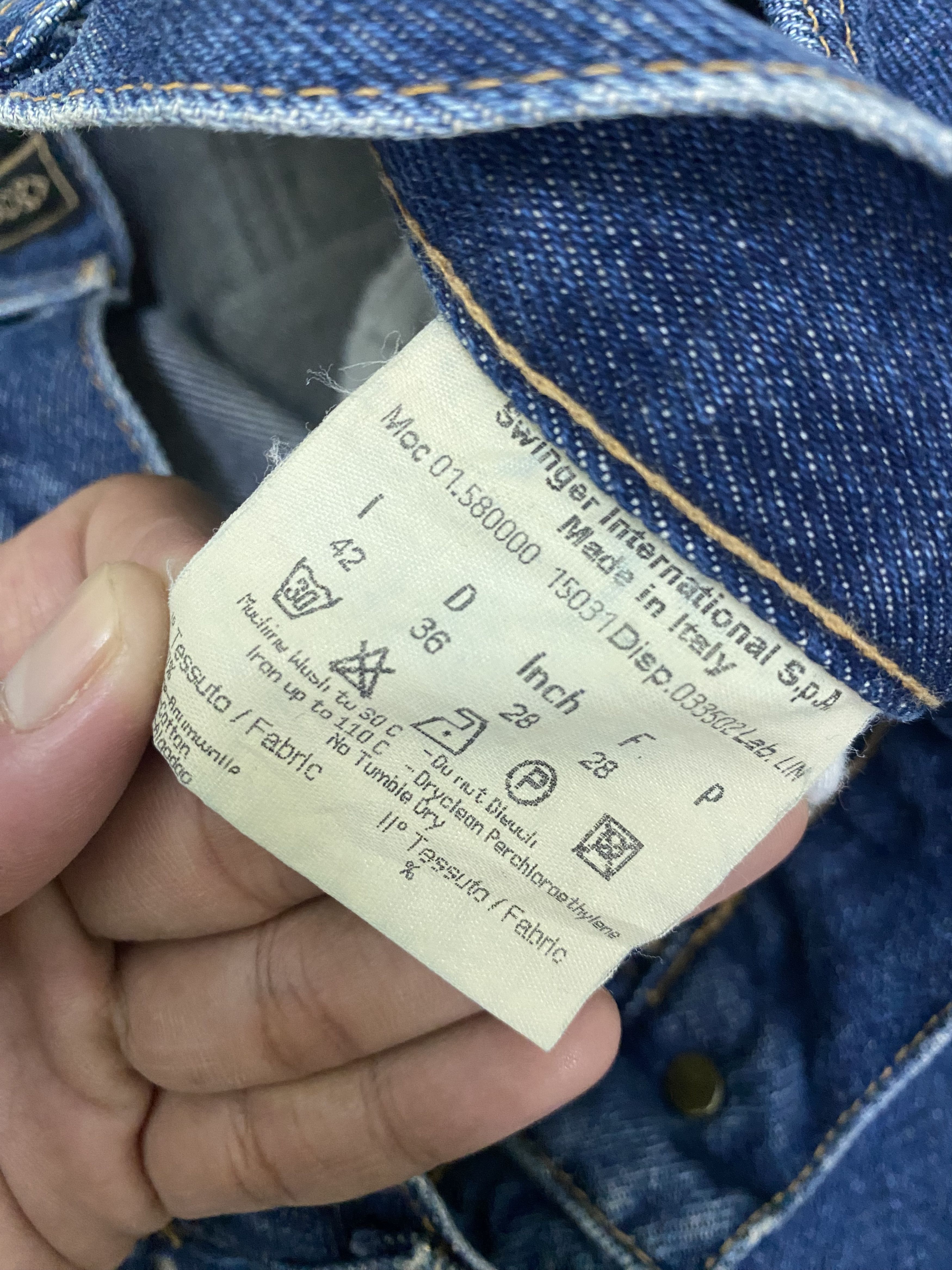Fendi Fendi Blue Denim Made in Italy Size 30" / US 8 / IT 44 - 7 Thumbnail