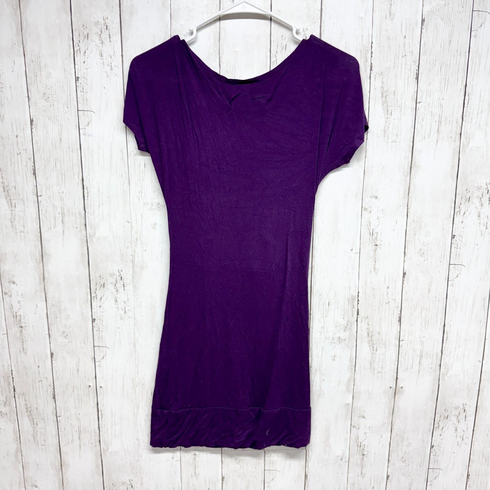 Chocolate Chocolate Dress Chest 29" Small Scoop Neck Short Sleeve Mini Size S / US 4 / IT 40 - 4 Thumbnail