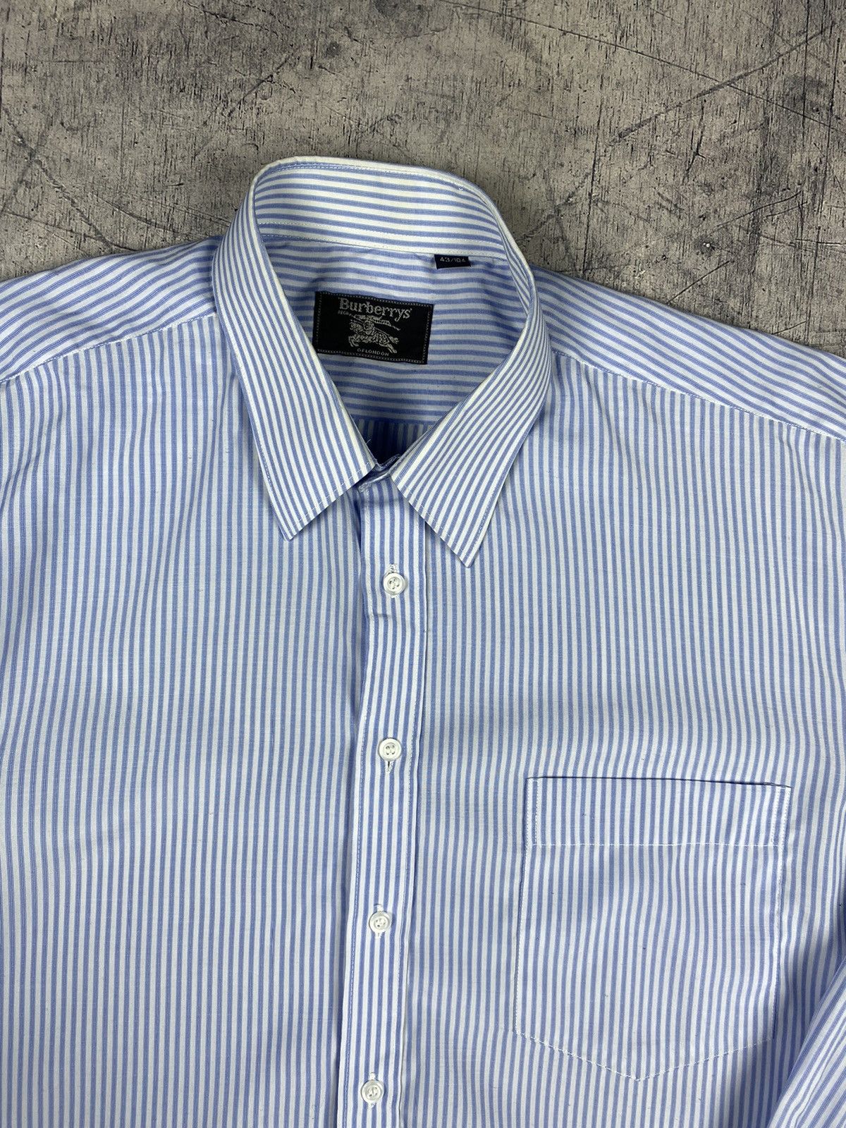 Burberry Vintage Burberry’s Striped Button Up Shirt Size US L / EU 52-54 / 3 - 5 Thumbnail