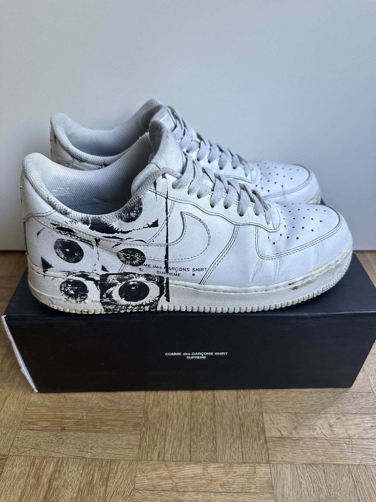 Nike × Supreme Nike Air Force 1 Supreme x Comme des Garçons “Eyes” Size US 10 / EU 43 - 5 Thumbnail