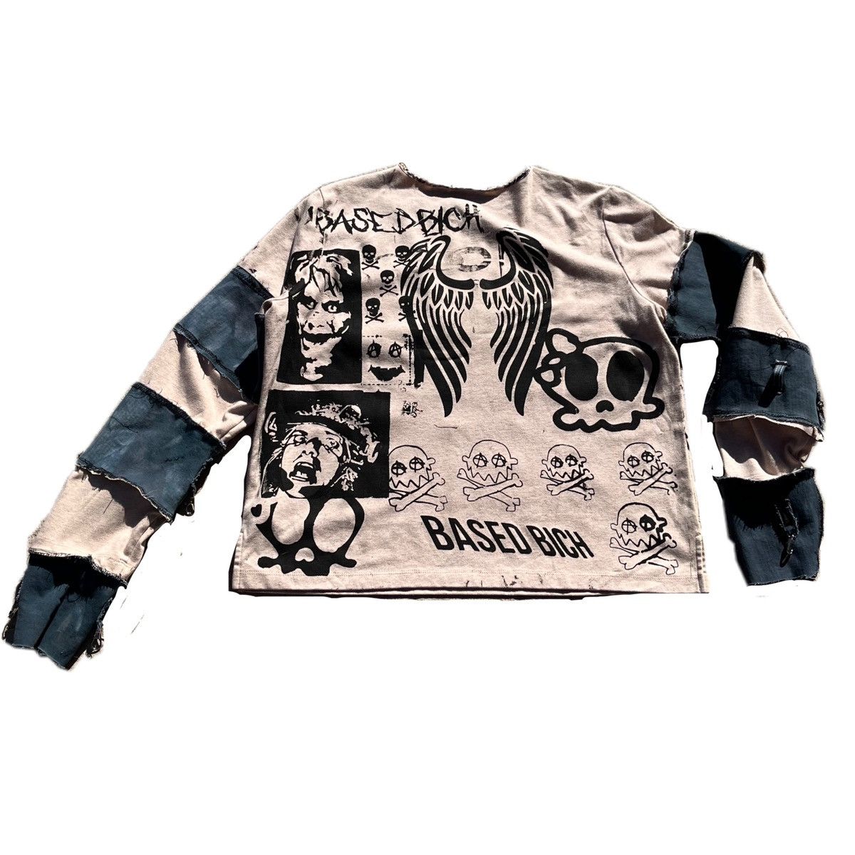 Handmade Basedbich custom punk extendo sleeve straight jacket shirt Size US S / EU 44-46 / 1 - 2 Thumbnail