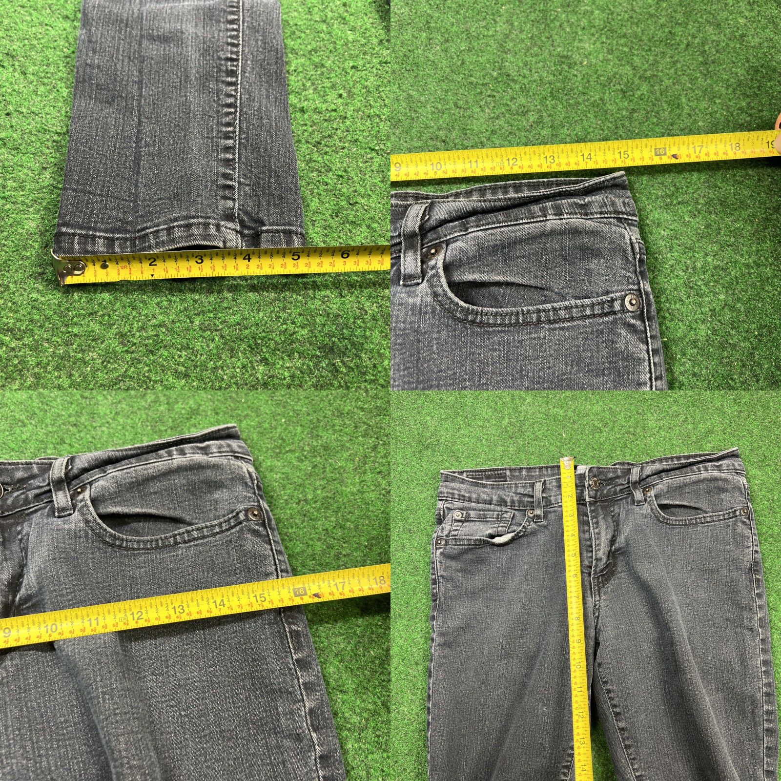Levi's Levis Mid Rise Skinny Womens 10M 30x30 Black Jeans Size 32" / US 10 / IT 46 - 8 Thumbnail