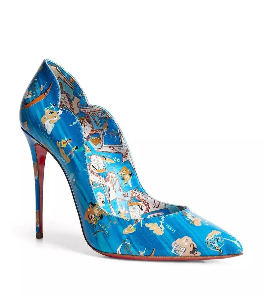 Christian Louboutin o1s1wg110924 Hot Chick Pumps in Multicolor Size US 10 / IT 40 - 2 Thumbnail