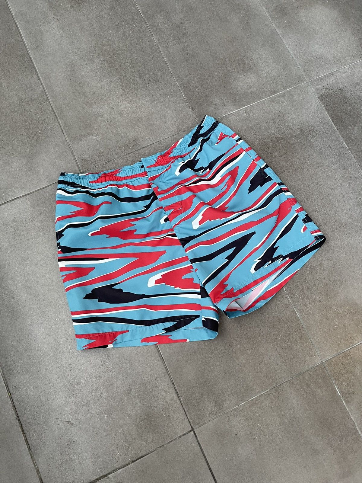 Missoni !DS! SS23 Missoni Wave Camouflage Print Swim Shorts Size US 34 / EU 50 - 5 Thumbnail