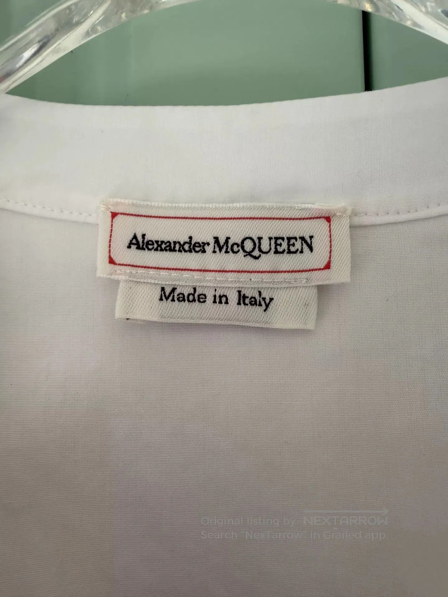 Alexander McQueen Alexander McQueen Women's White Shirt. Size M / US 6-8 / IT 42-44 - 3 Thumbnail