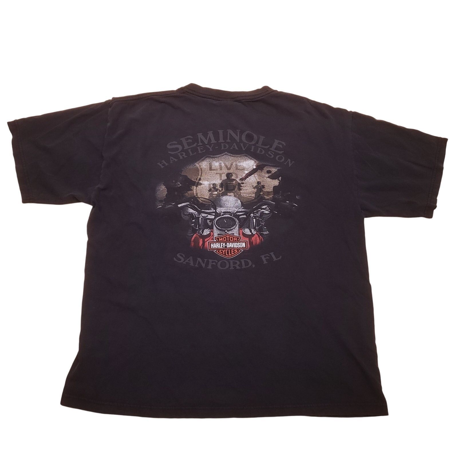 Harley Davidson y2k Harley Davidson Motorcycles Flames Pocket T Shirt Mens L Size US L / EU 52-54 / 3 - 3 Thumbnail
