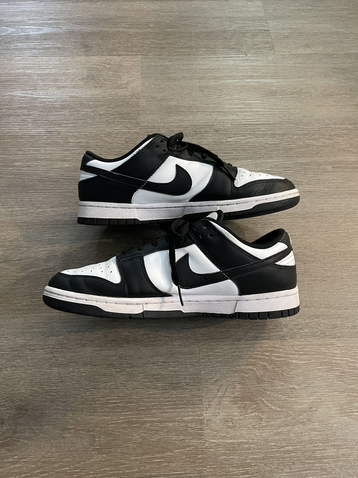 Nike Nike Dunk Low Black White Panda Used Size 8 No Box Size US 8 / EU 41 - 4 Thumbnail
