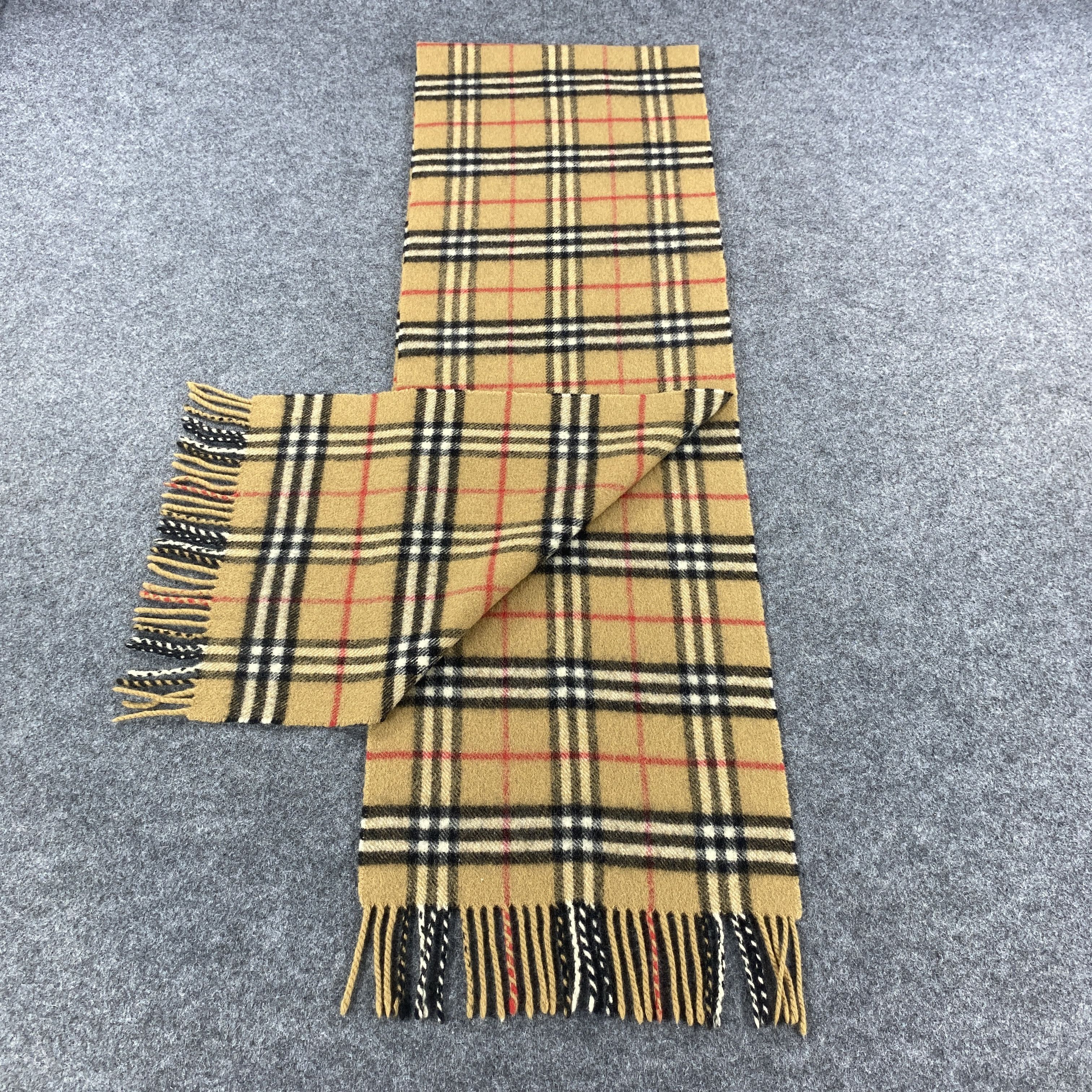 Burberry × Vintage GF10672 Burberry Scarf Neck Wear Muffler Nova Check Size ONE SIZE - 6 Thumbnail