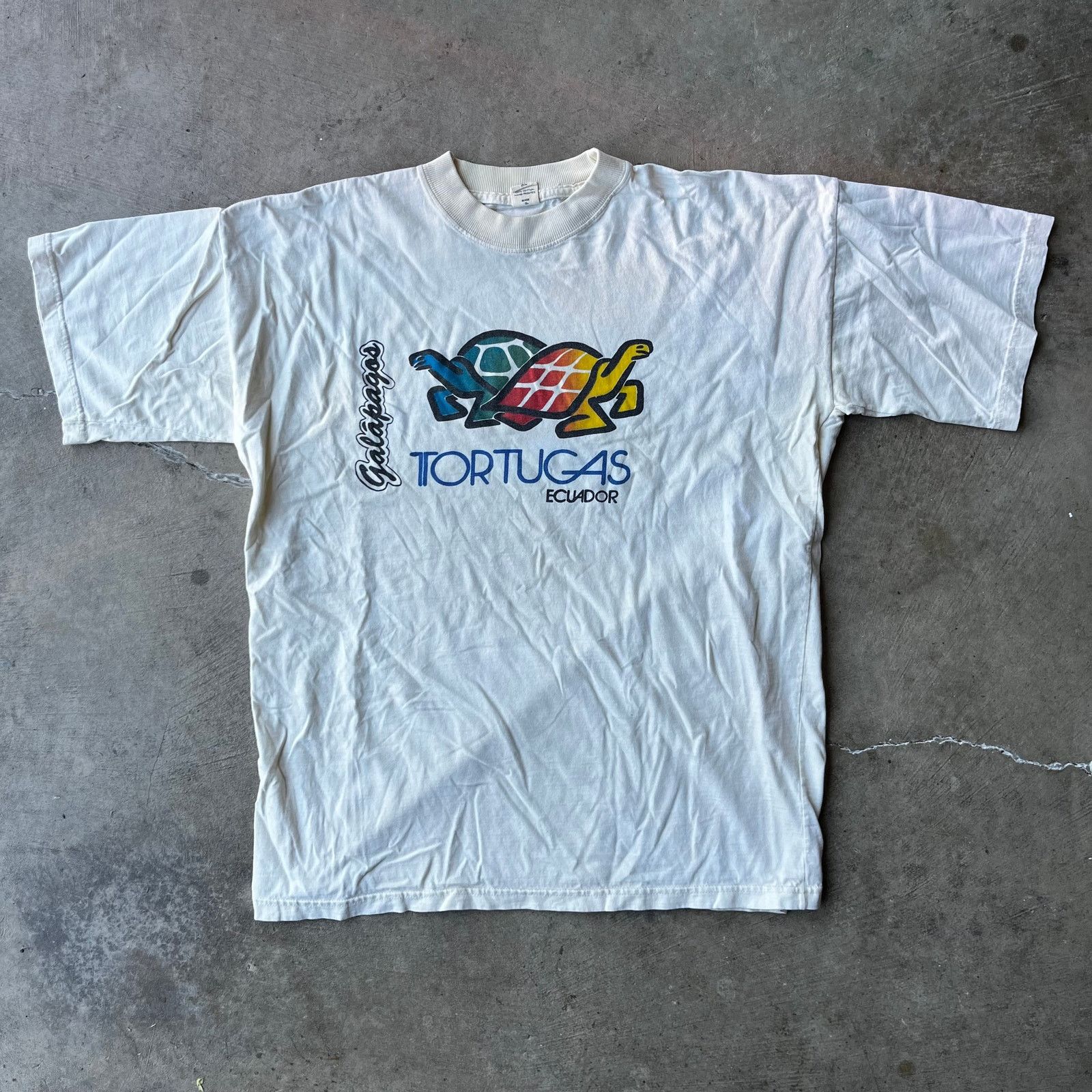 Vintage VINTAGE TORTUGAS ECUADOR NOVELTY TOURISM AR SHIRT MENS XL Size US XL / EU 56 / 4 - 1 Thumbnail