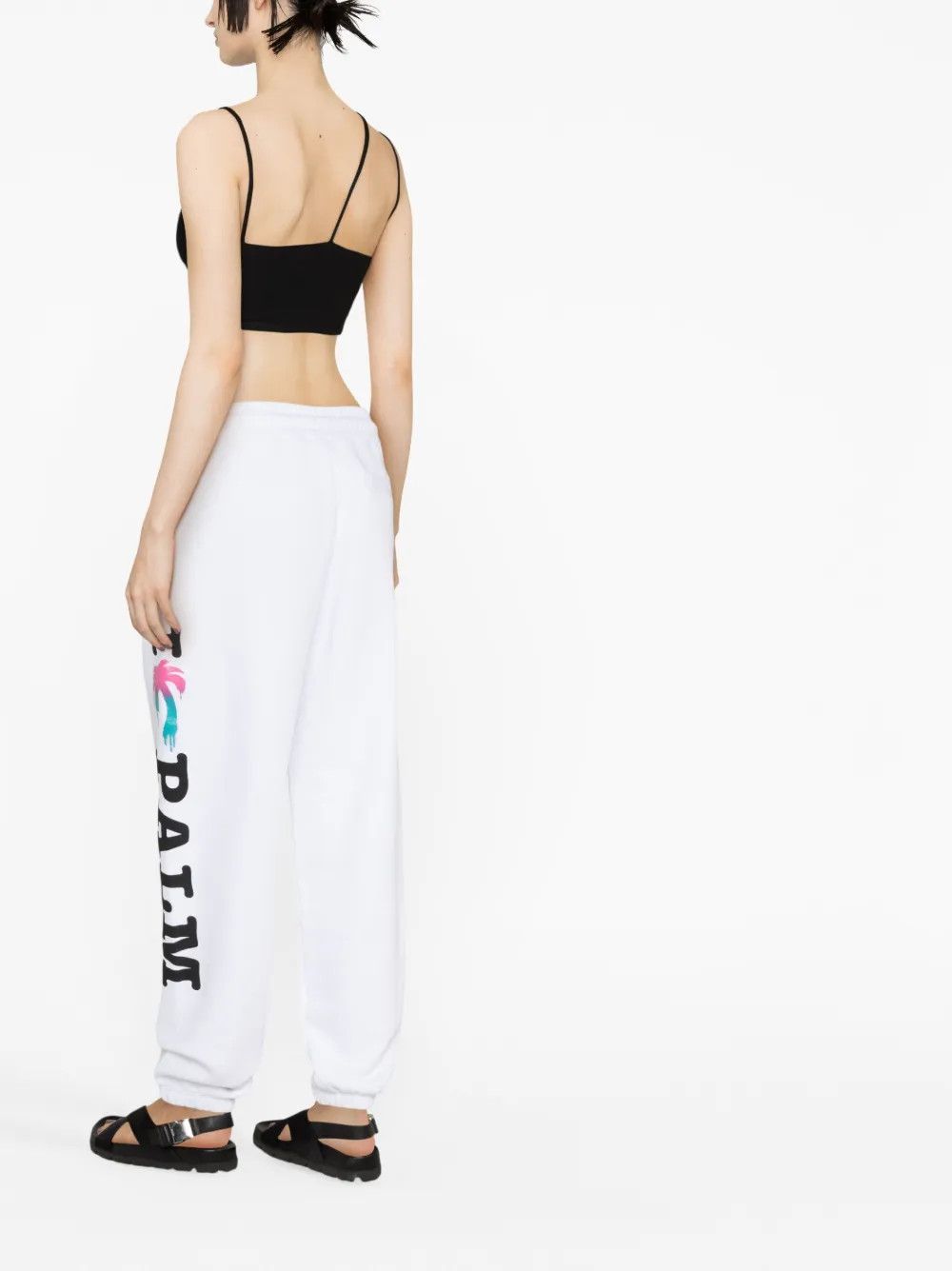 Palm Angels o1y1125 Jogger in White Size 26" / US 2 / IT 38 - 3 Thumbnail