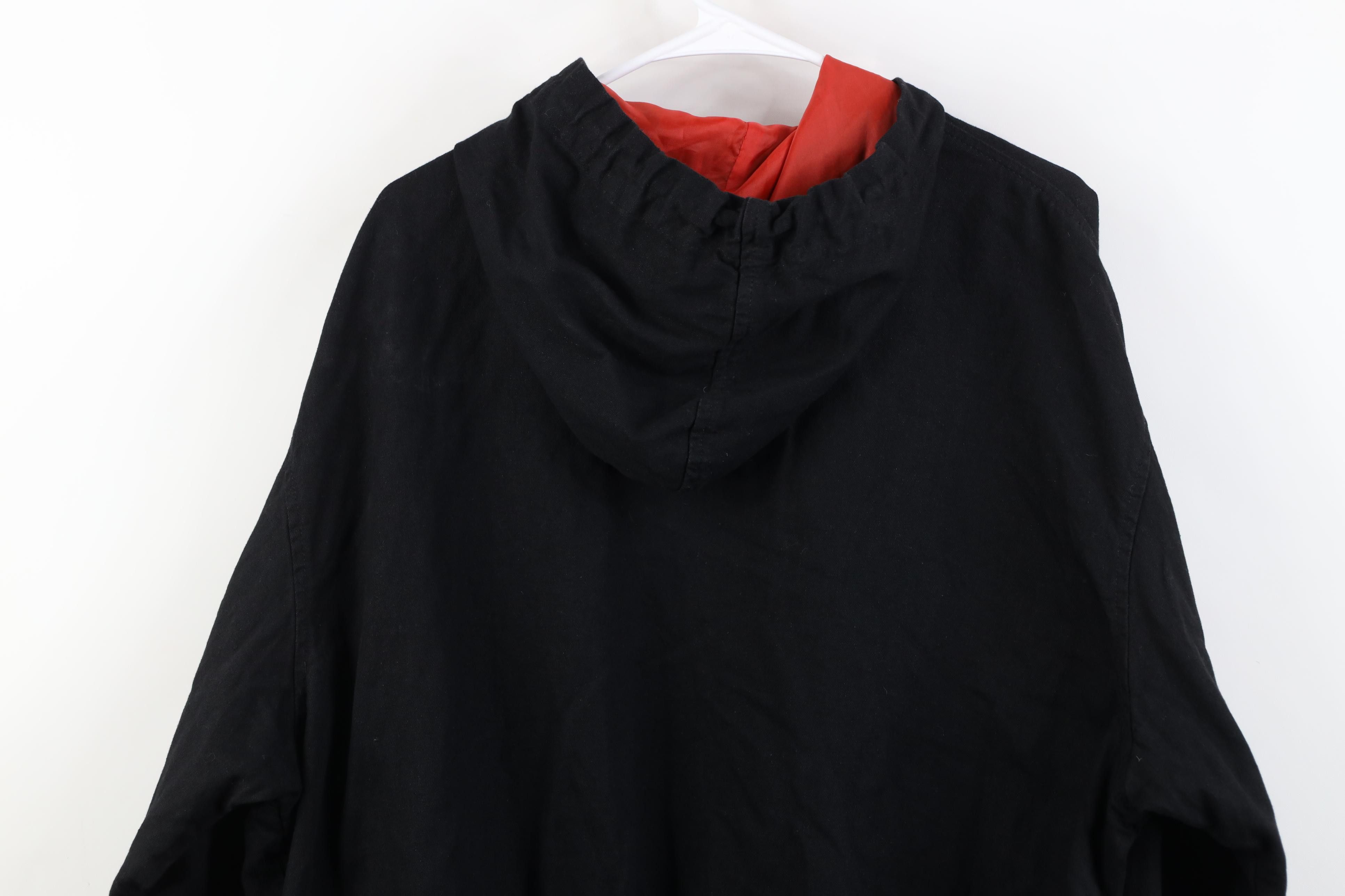 Vintage Vintage 90s Streetwear Boss Lined Hooded Full Zip Jacket Size US XXL / EU 58 / 5 - 14 Thumbnail