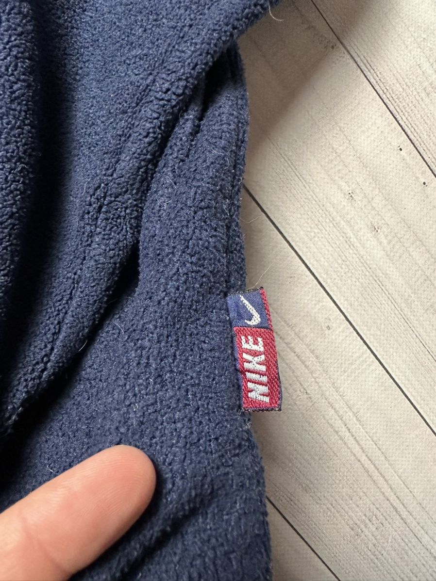 Nike × Vintage Vintage Nike fleece jacket size XL big logo rare zip 1/4 Size US XL / EU 56 / 4 - 7 Thumbnail