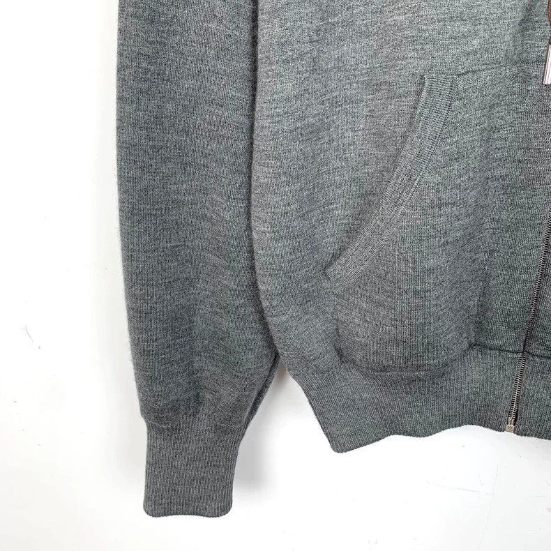 Louis Vuitton Louis Vuitton Dark grey hooded drawstring zip-up sweatshir Size M / US 6-8 / IT 42-44 - 4 Thumbnail