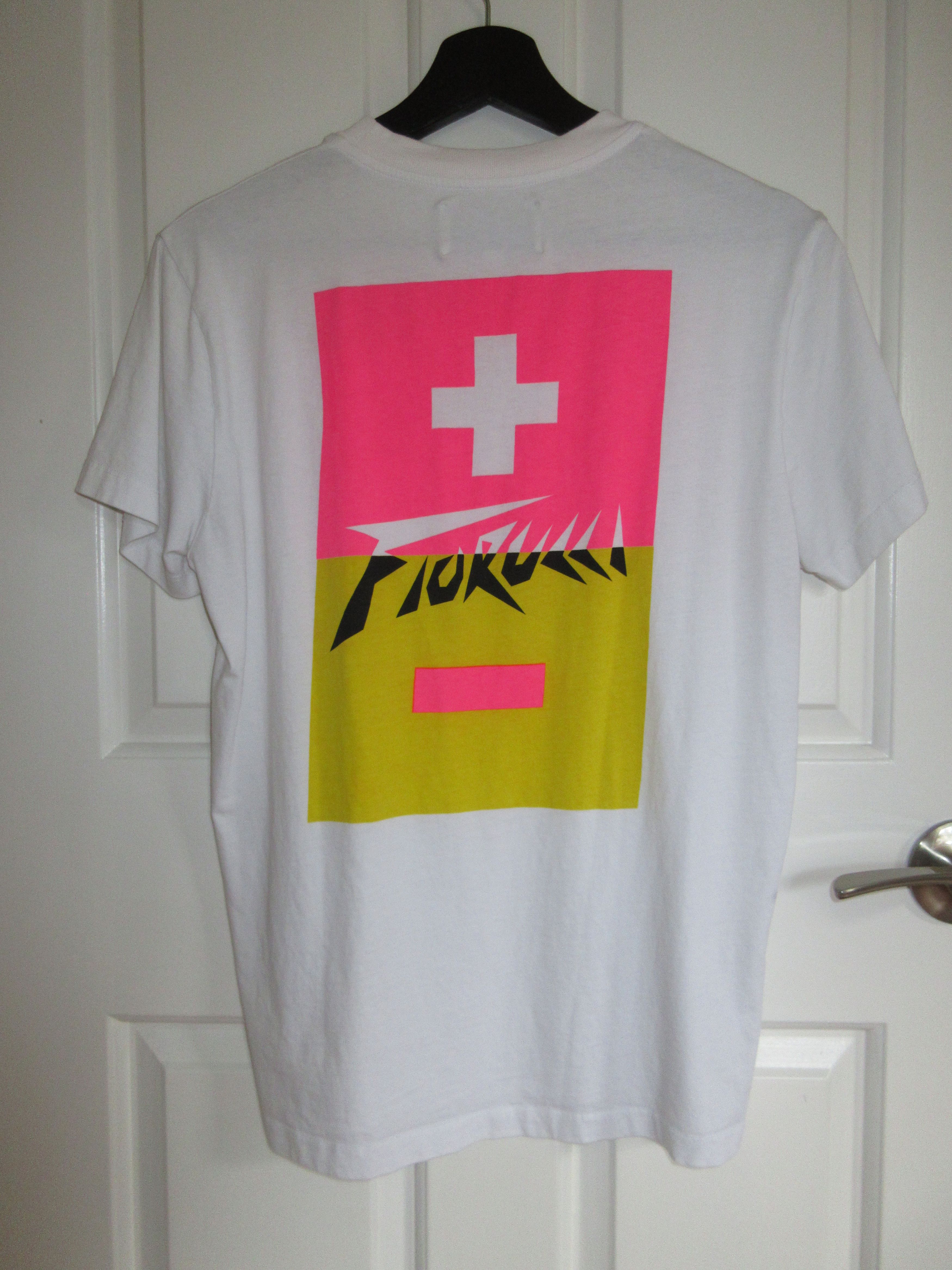 Fiorucci White Plus-Minus Tshirt Size US M / EU 48-50 / 2 - 2 Thumbnail