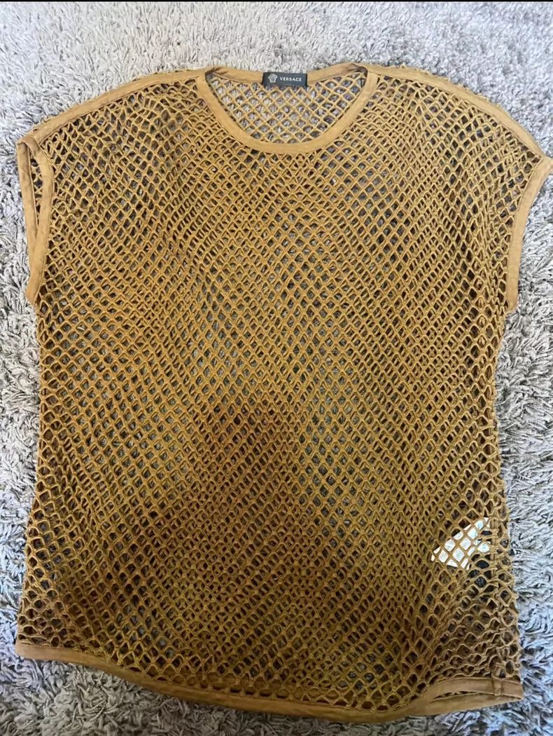 Versace Versace Runway Openwork Short Sleeve - dmc Size US M / EU 48-50 / 2 - 1 Thumbnail
