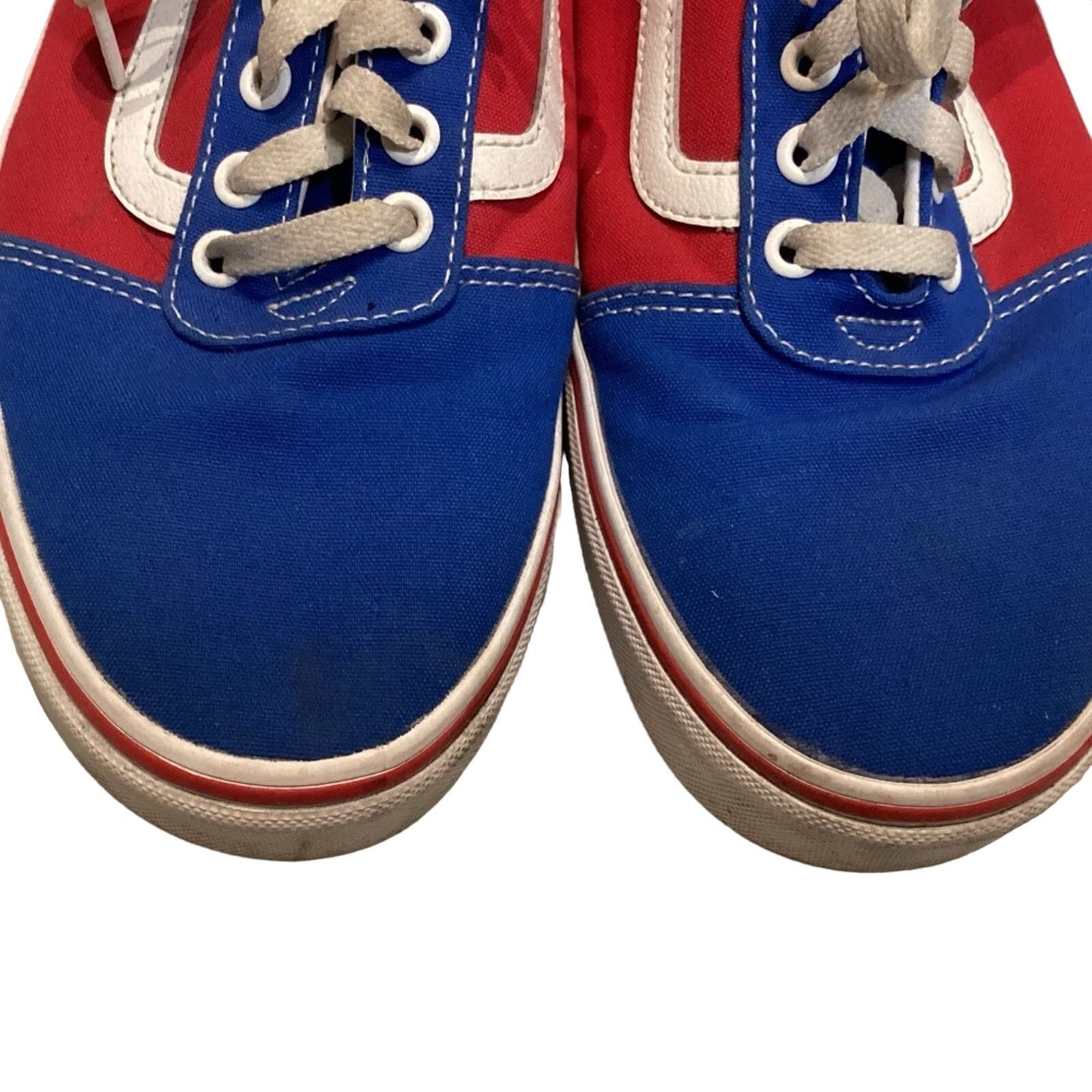 Vans Vans Old Skool BMX Checker Red Blue Size US 12 / EU 45 - 3 Thumbnail