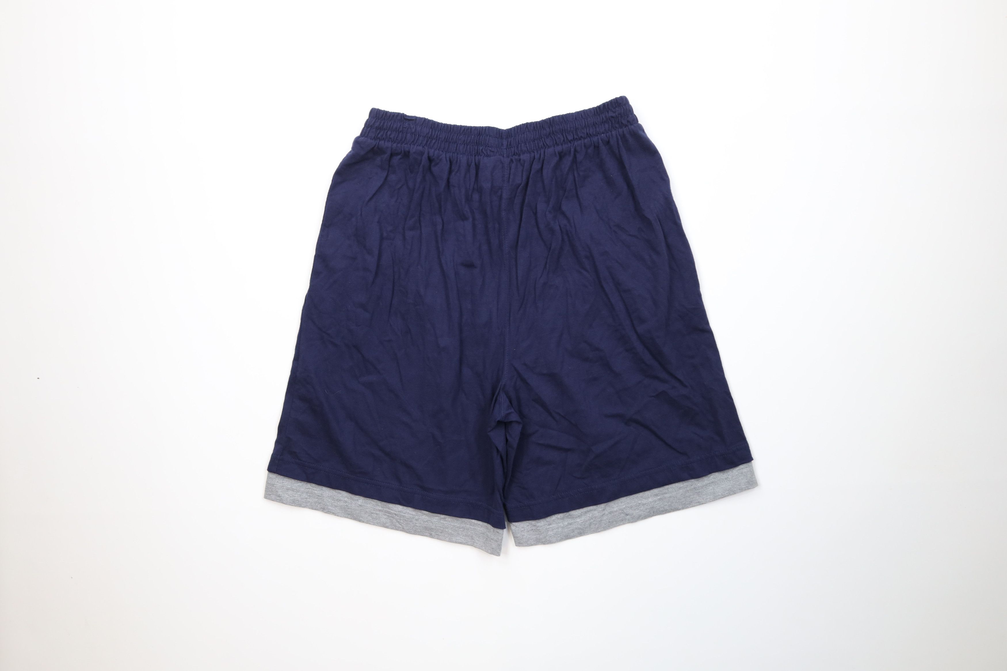 Vintage Vintage 90s Spell University of Toledo Layered Shorts Blue Size US 34 / EU 50 - 10 Thumbnail