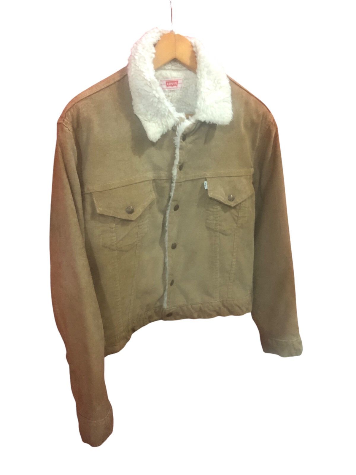 Levi's × Levi's Vintage Clothing Levi’s Men Classic Corduroy Sherpa Trucker Jacket Size US M / EU 48-50 / 2 - 2 Thumbnail