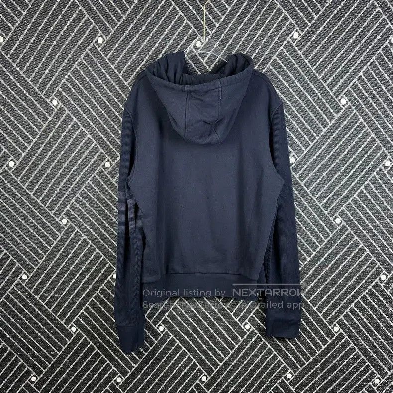 Thom Browne Thom Browne Navy Hoodie Size US L / EU 52-54 / 3 - 2 Thumbnail