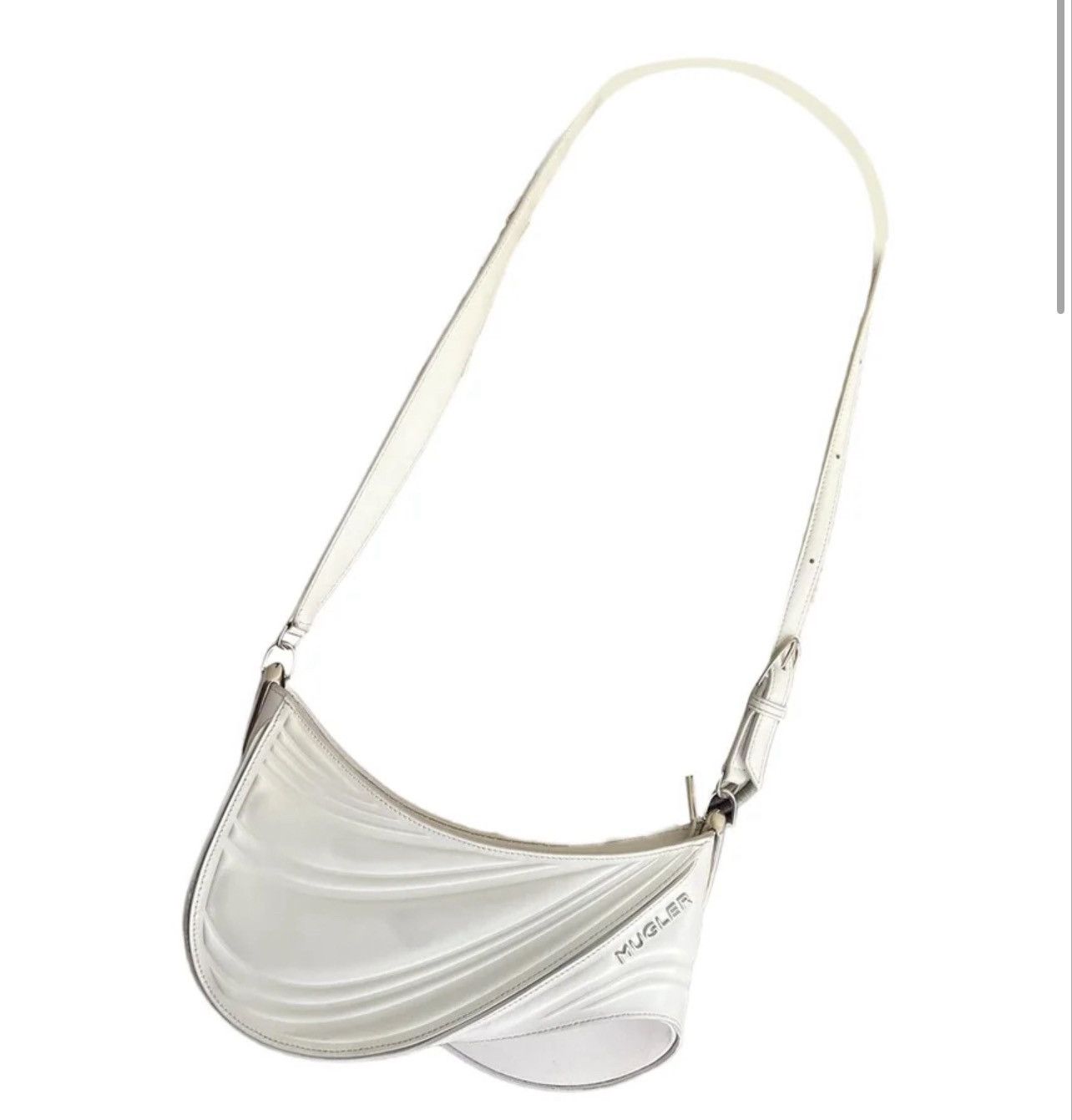 Mugler Mugler white spiral purse Size ONE SIZE - 2 Thumbnail