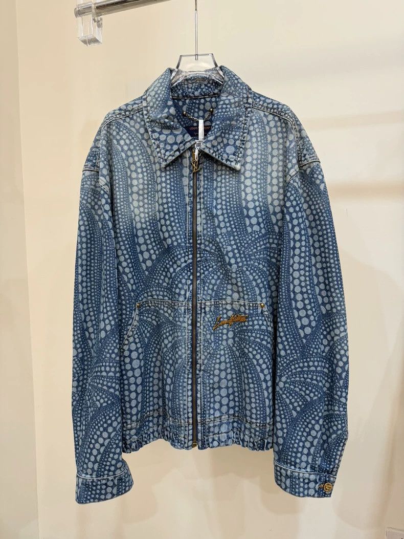 Louis Vuitton Louis Vuitton x Kusama Denim Jacket - dmc Size US XL / EU 56 / 4 - 1 Thumbnail
