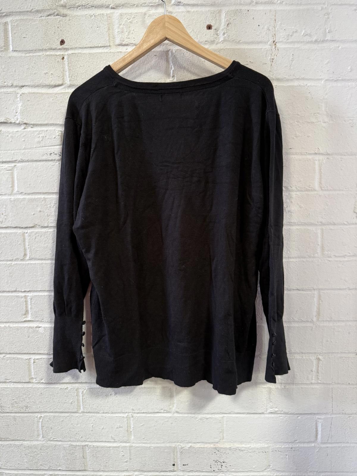 Heimat Textil Men's TEX Black V-Neck Sweater Size 3XL Size US XL / EU 56 / 4 - 4 Thumbnail