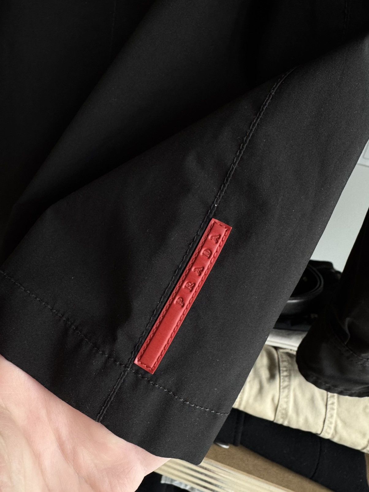 Prada Vintage 2000s Prada Red Tab Windstopper Bomber Jacket Size US M / EU 48-50 / 2 - 4 Thumbnail