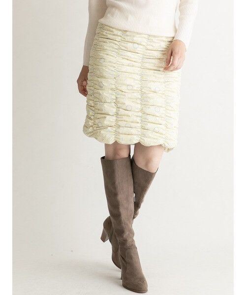 image of Yosoou Midi Skirts in Beige, Women's (Size 26)