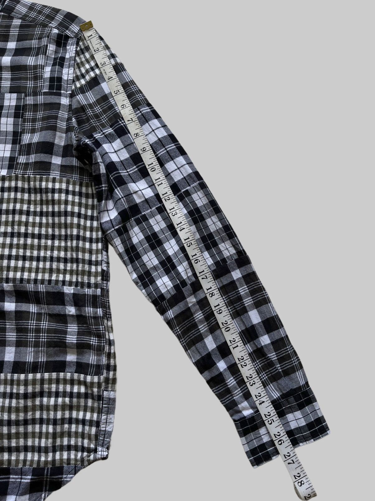 Diesel Diesel Archive Reconstructed Multi-Plaid Patchwork Shirt Size US M / EU 48-50 / 2 - 7 Thumbnail