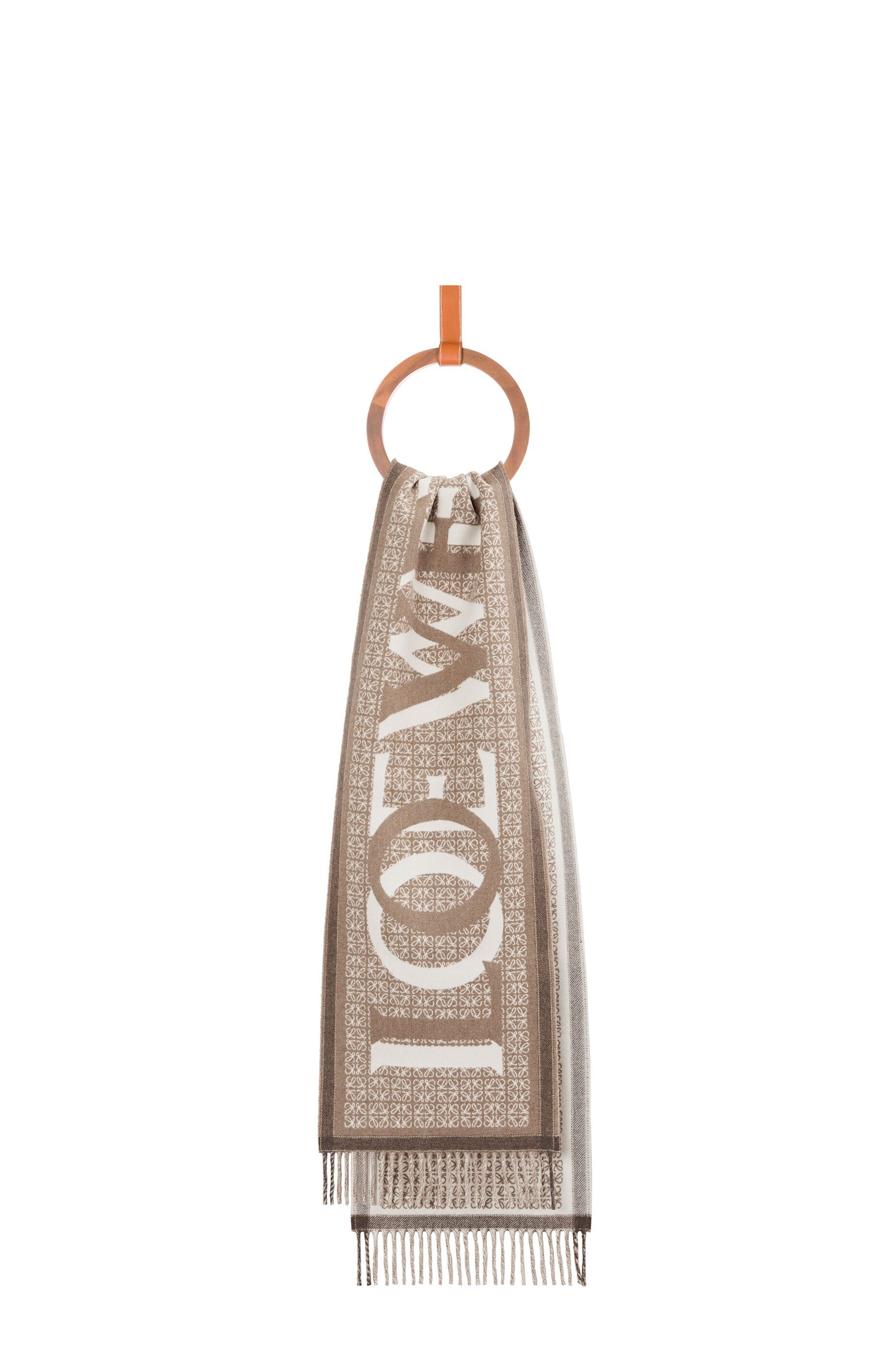 Loewe o1in1g0426 Size: OS / Love Scarf in Multicolor Size ONE SIZE - 1 Thumbnail
