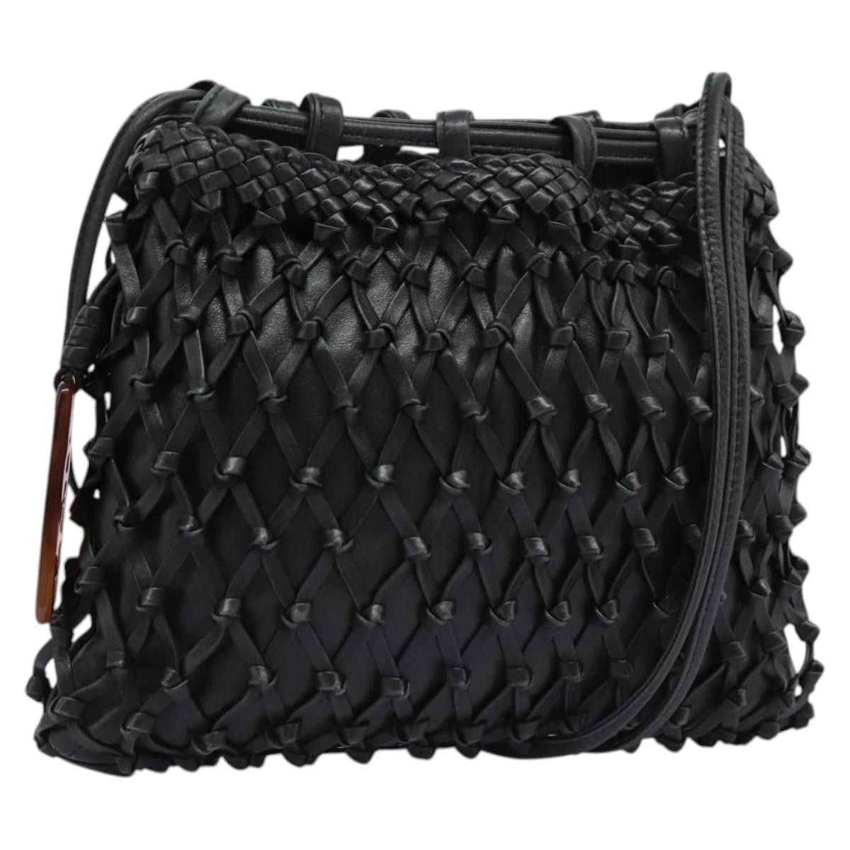 Chanel Bucket Black Leather Shoulder Bag (Pre-Owned) Size ONE SIZE - 1 Thumbnail