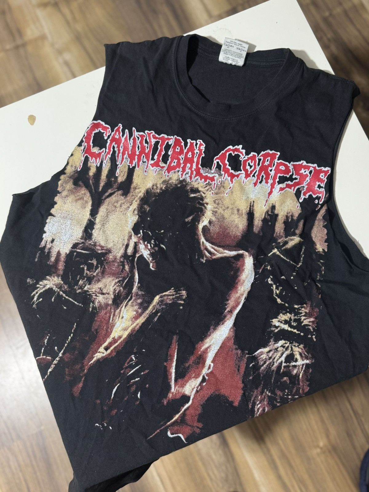 Band Tees VTG Cannibal Corpse Sleeveless Band Tee Size US M / EU 48-50 / 2 - 1 Thumbnail