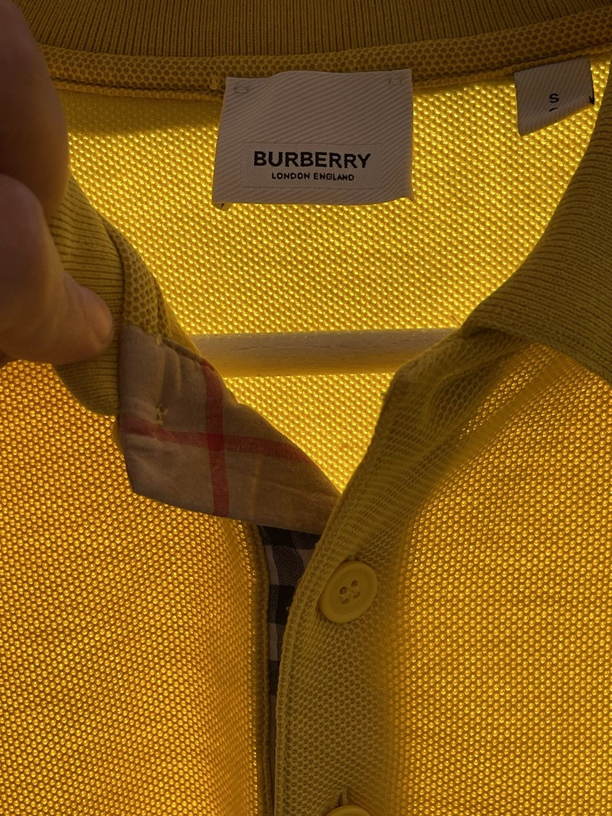 Burberry Burberry Yellow Polo shirt new collection Size US S / EU 44-46 / 1 - 11 Thumbnail