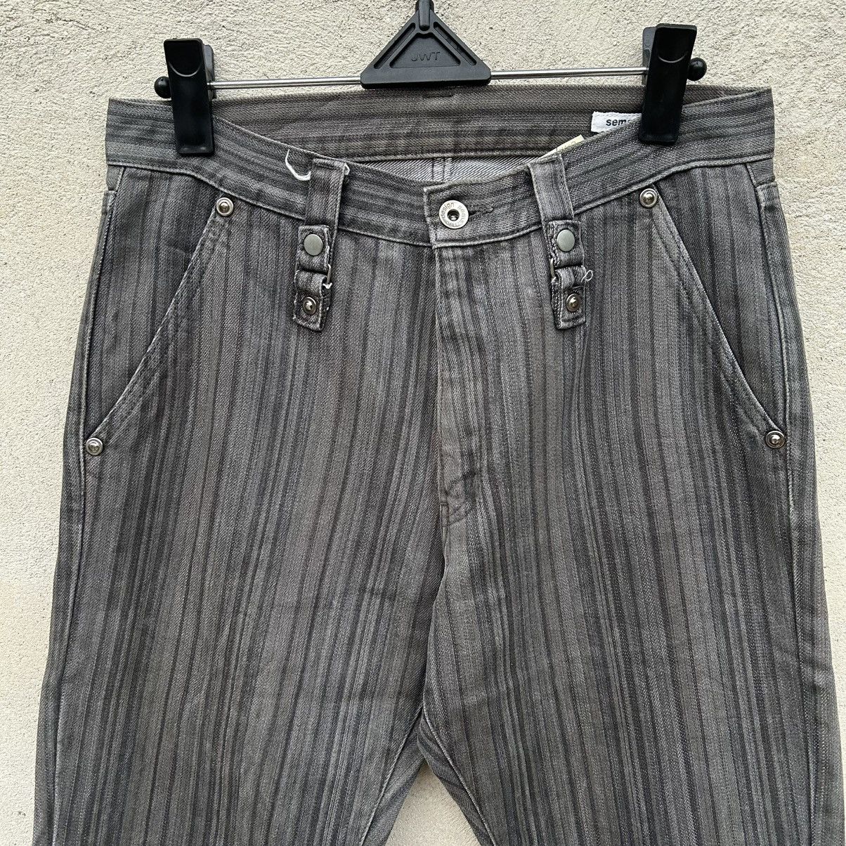 semanticdesign Vintage Flared Denim Semantic Design Stripe Size US 28 / EU 44 - 9 Thumbnail