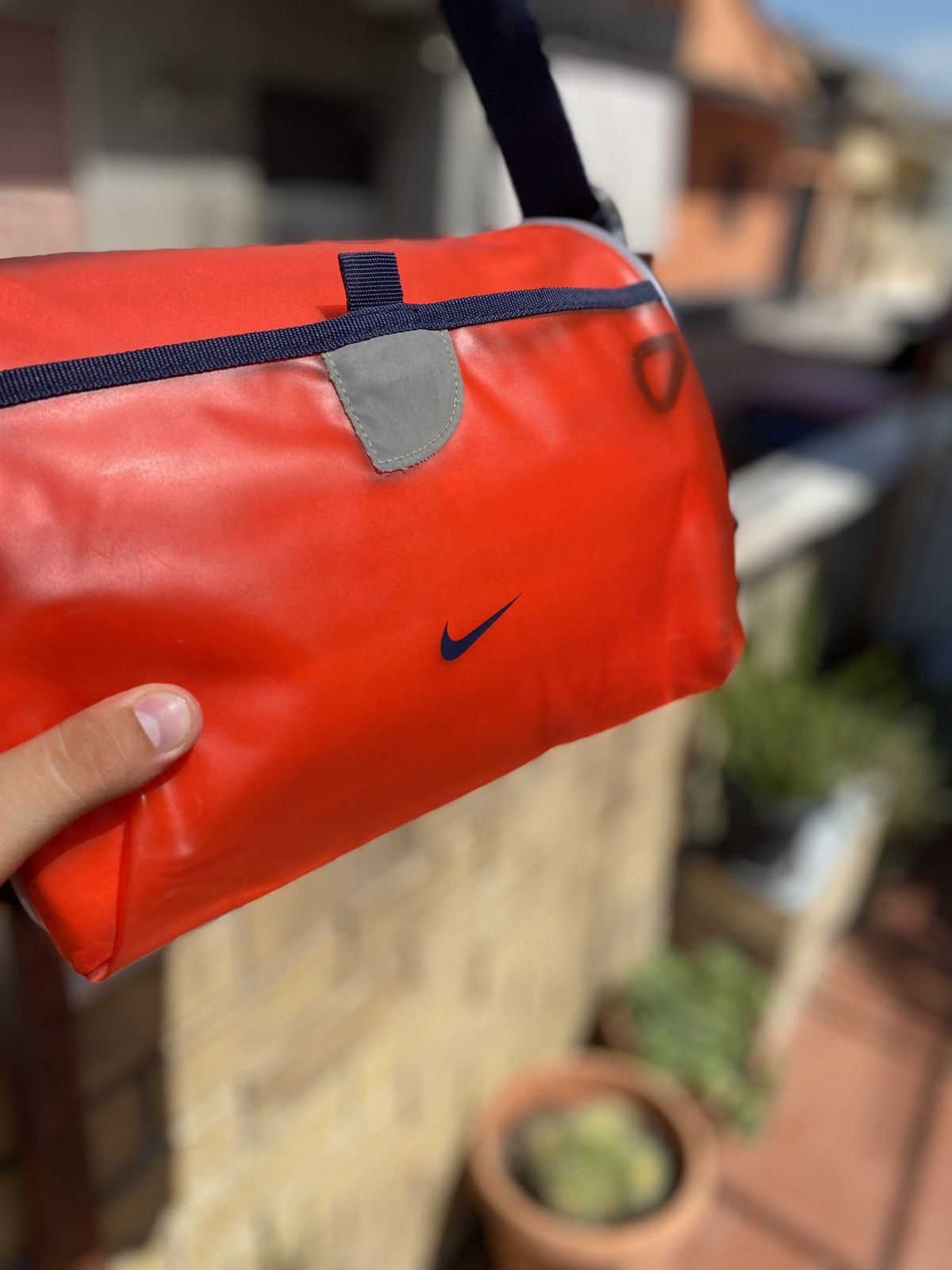Nike × Vintage Vintage Nike Orange Cooler Bag Messenger Size ONE SIZE - 8 Thumbnail
