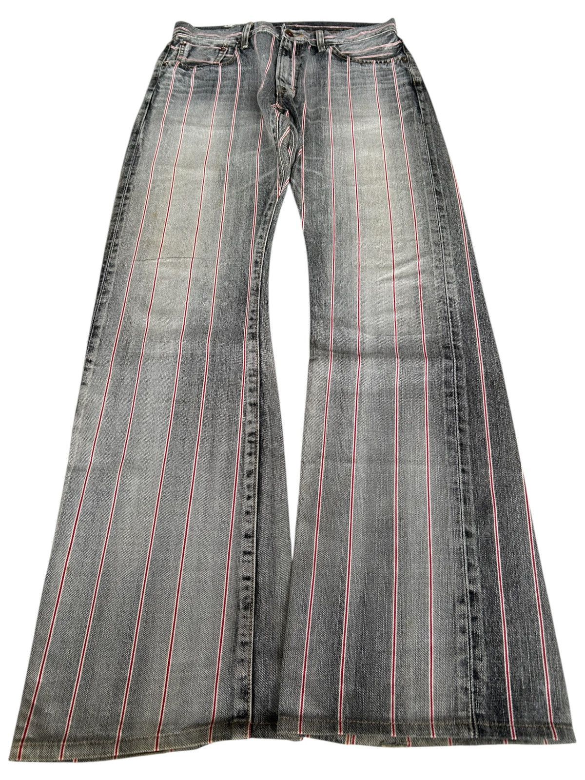 鬼フェード◎ y2k EDWIN おろそ Faded Flare Denim Pants