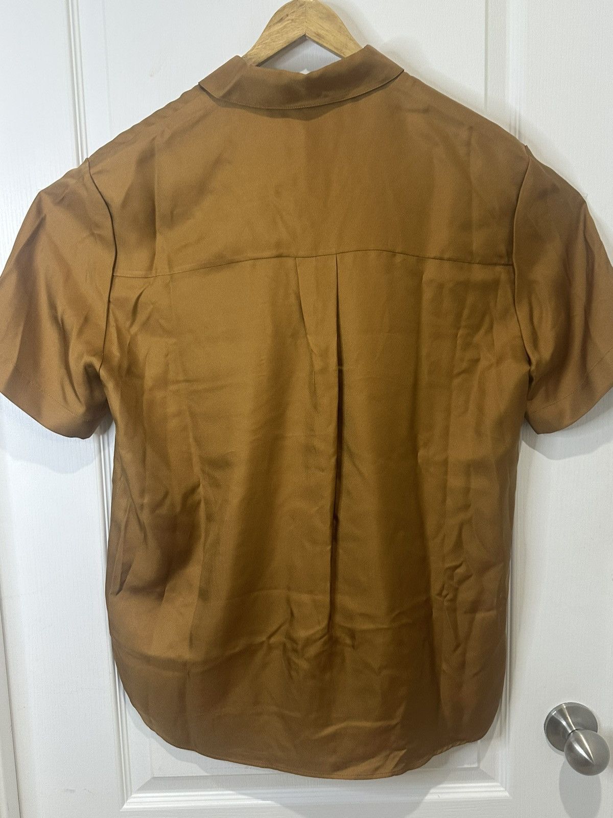 Other FINNEY BOYFRIEND SILK SHIRT CARAMEL Size US L / EU 52-54 / 3 - 3 Thumbnail