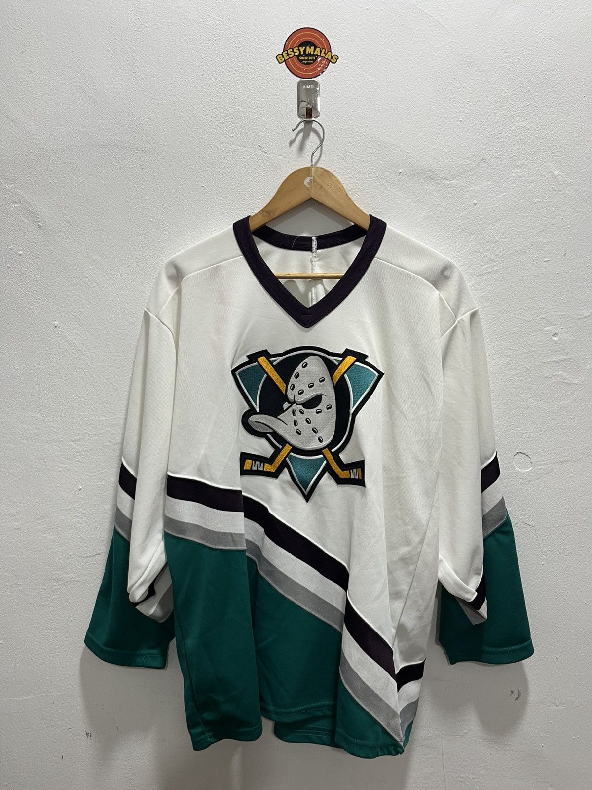 Vintage Vintage Mighty Duck Jersey Size US L / EU 52-54 / 3 - 1 Thumbnail