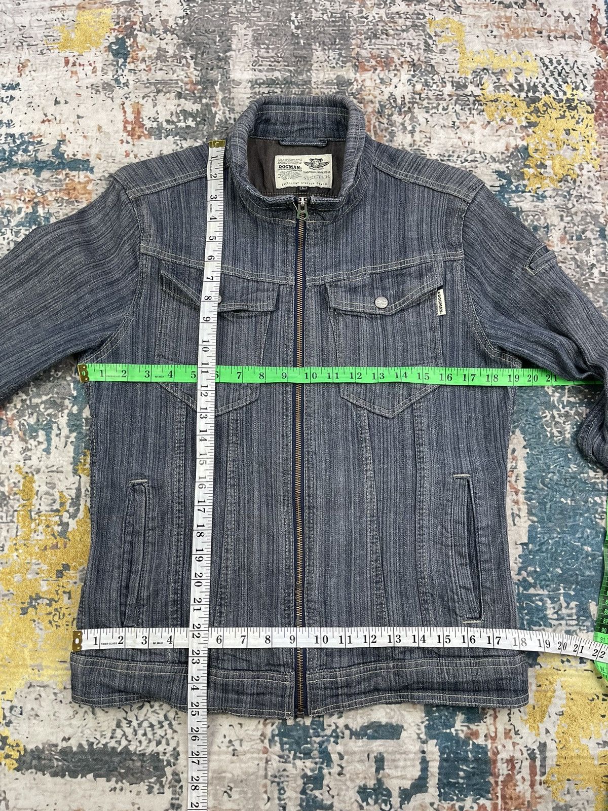 Japanese Brand Dogman Traditional Workwear Stretch Denim Jackets Size US S / EU 44-46 / 1 - 8 Thumbnail