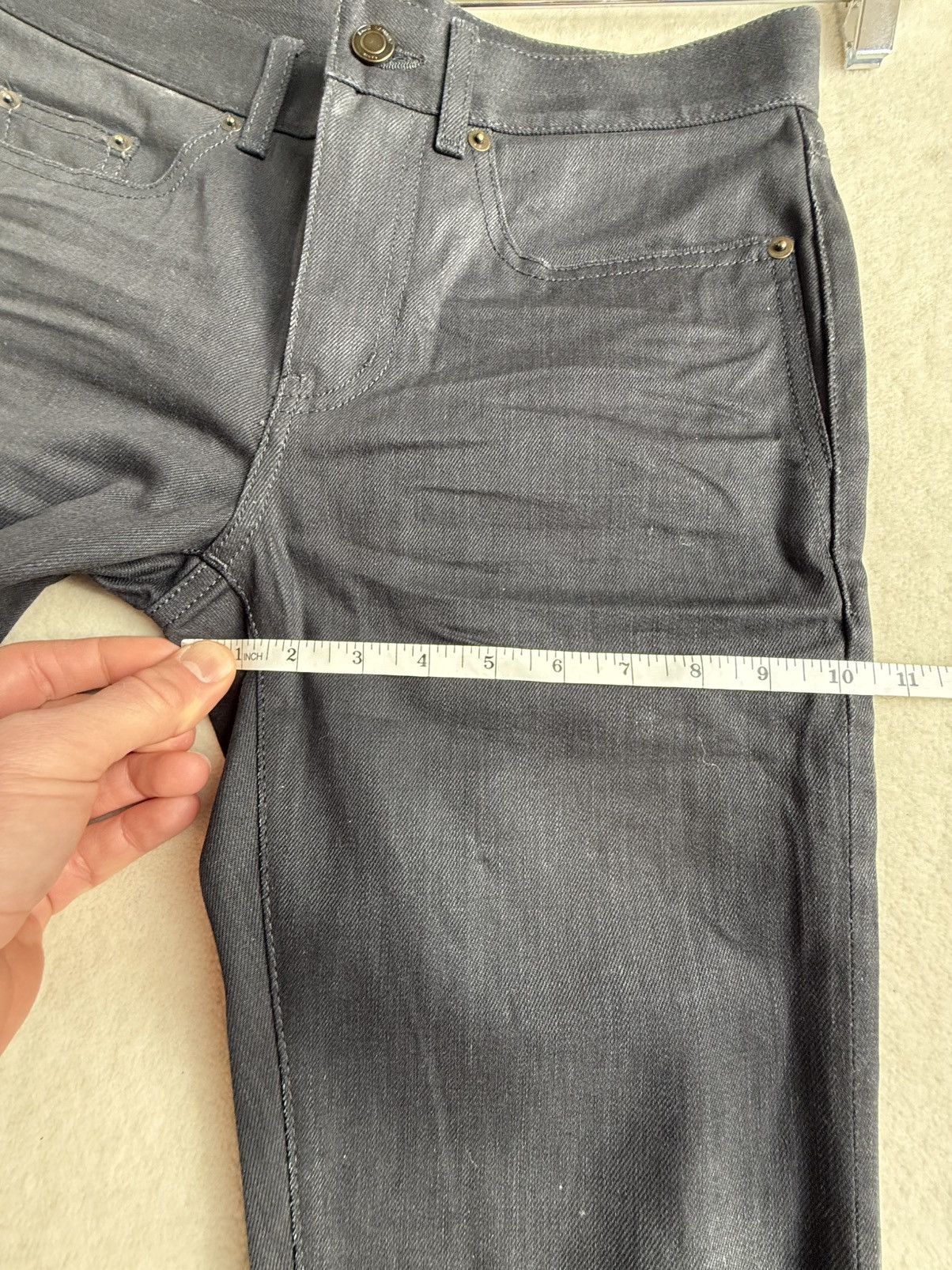 Saint Laurent Paris SS20 Saint Laurent black raw hem shorts 27 Small Size US 27 - 3 Thumbnail